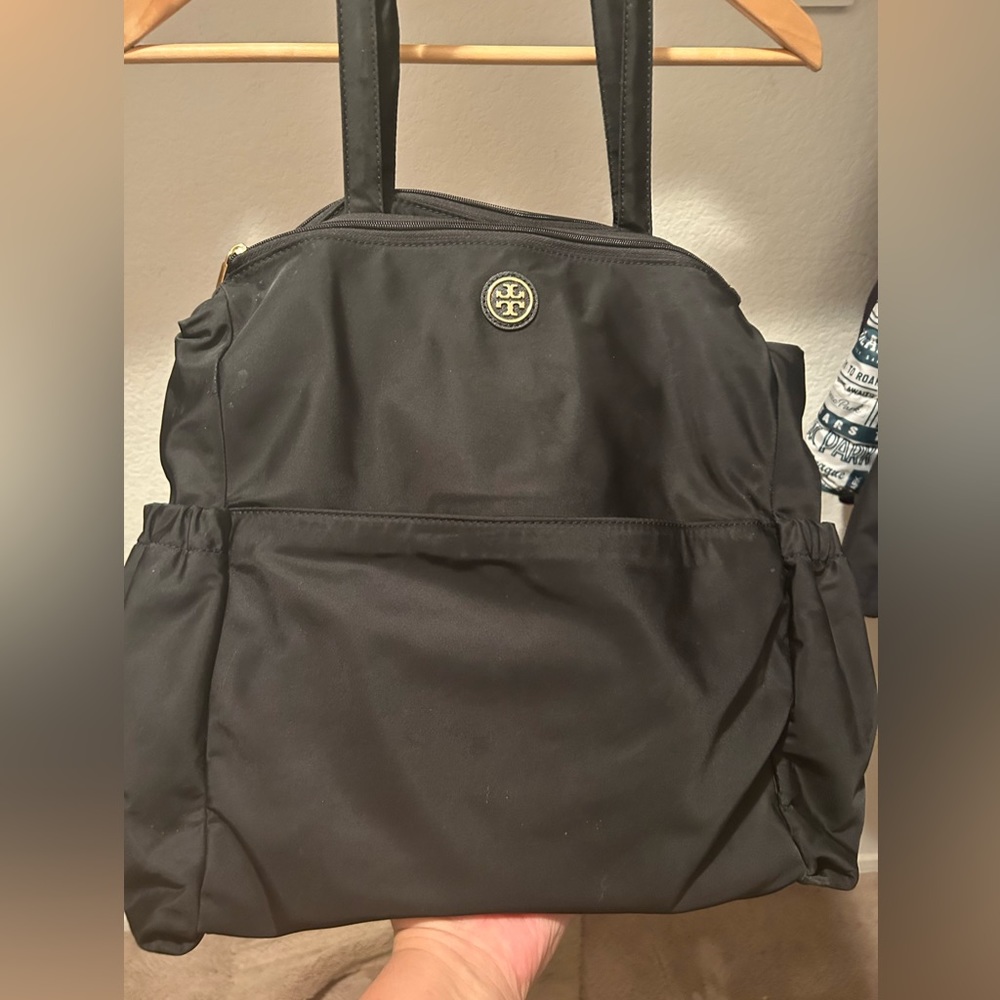 Black Tory Burch Diaper Bag